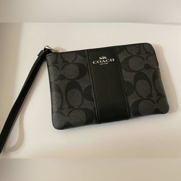 Coach Handbags - Coach Black Wristlet EUC